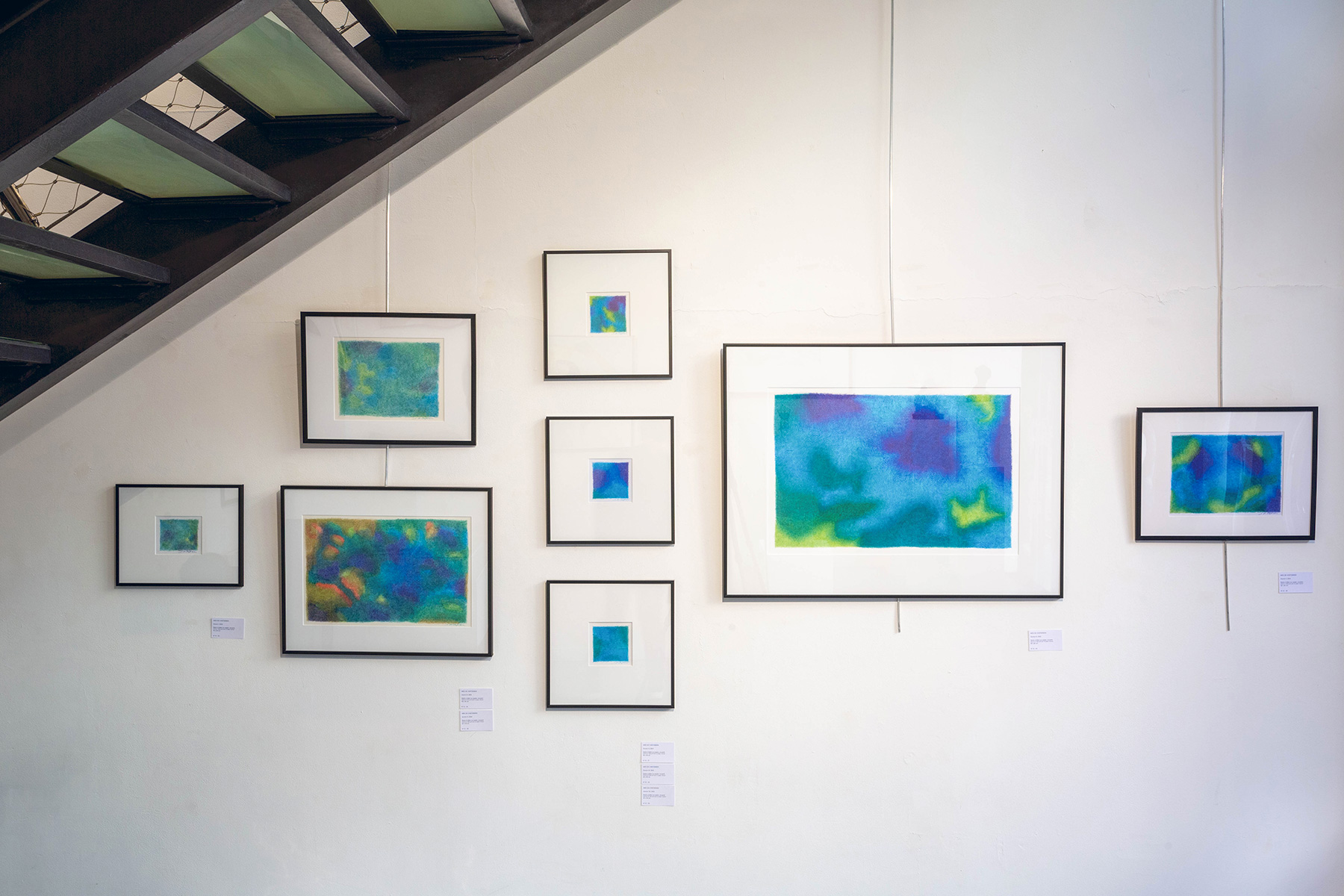 Sources – exhibition at 59 Rivoli Gallery, Paris 1st, 2025 – BIC ballpoint pens on paper - Inès de Chefdebien