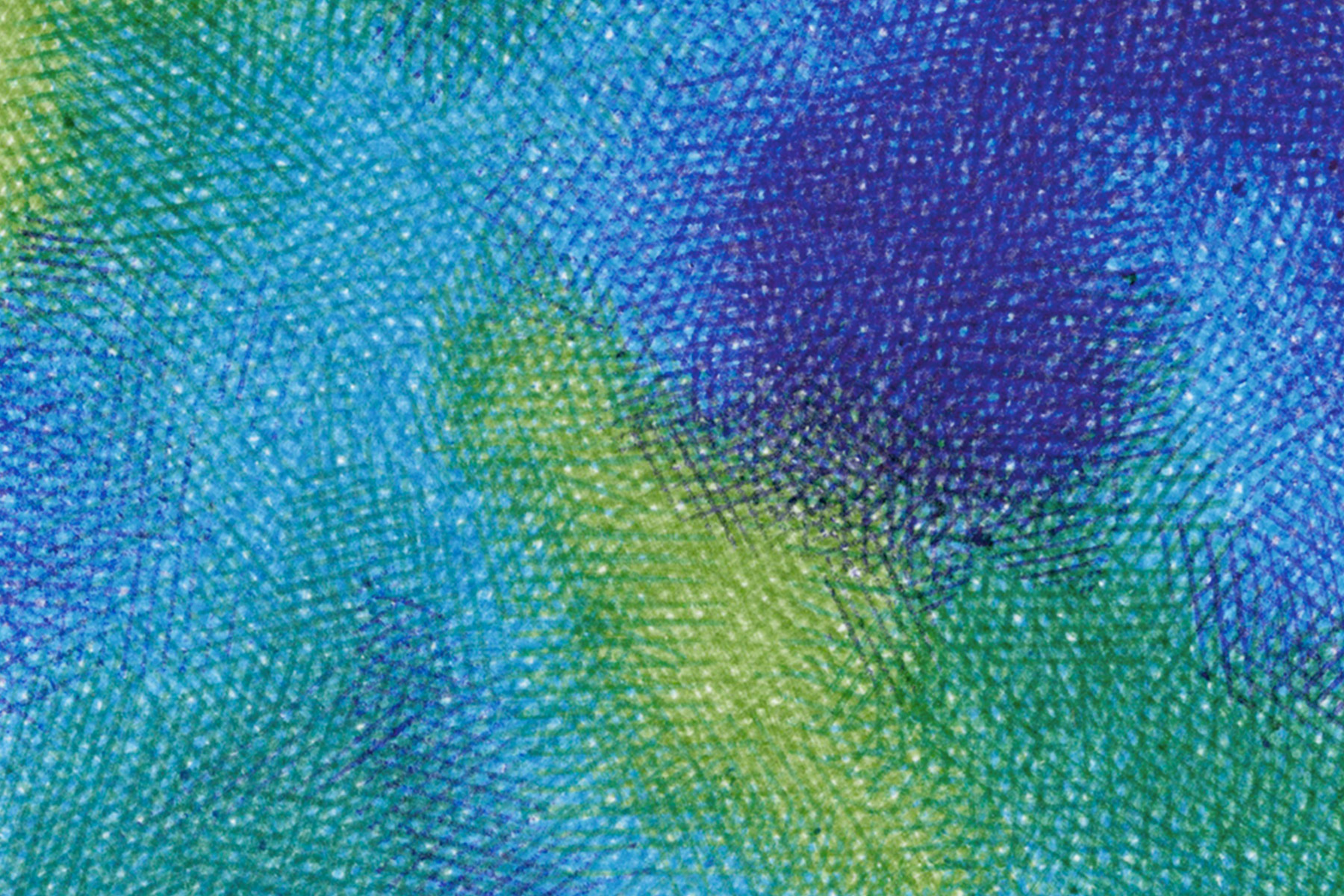 Source VI, 2024 – BIC ballpoint pens on paper – 15x15 cm - Inès de Chefdebien