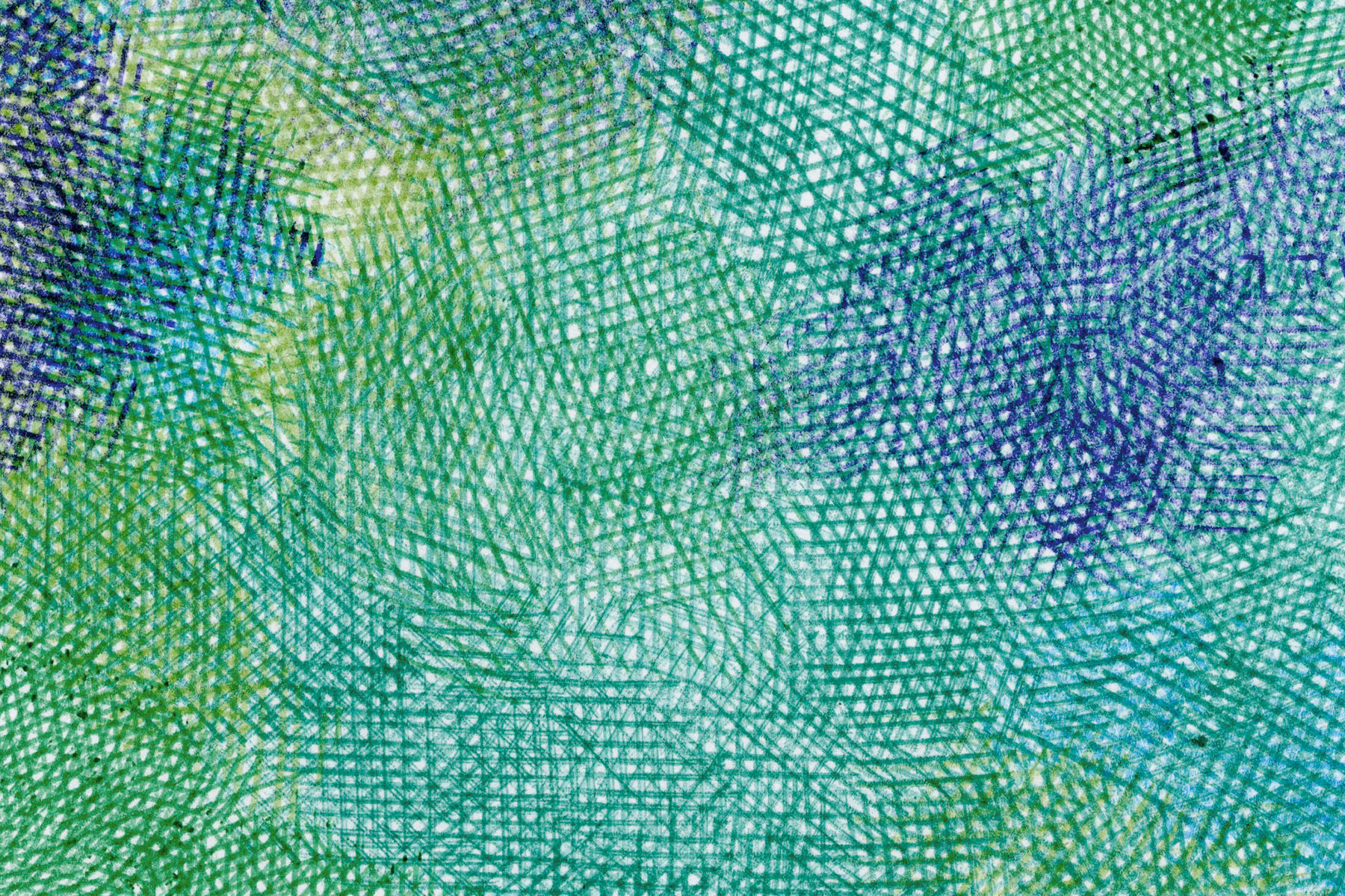 Source I, 2024 – BIC ballpoint pens on paper – 11x13 cm - Inès de Chefdebien