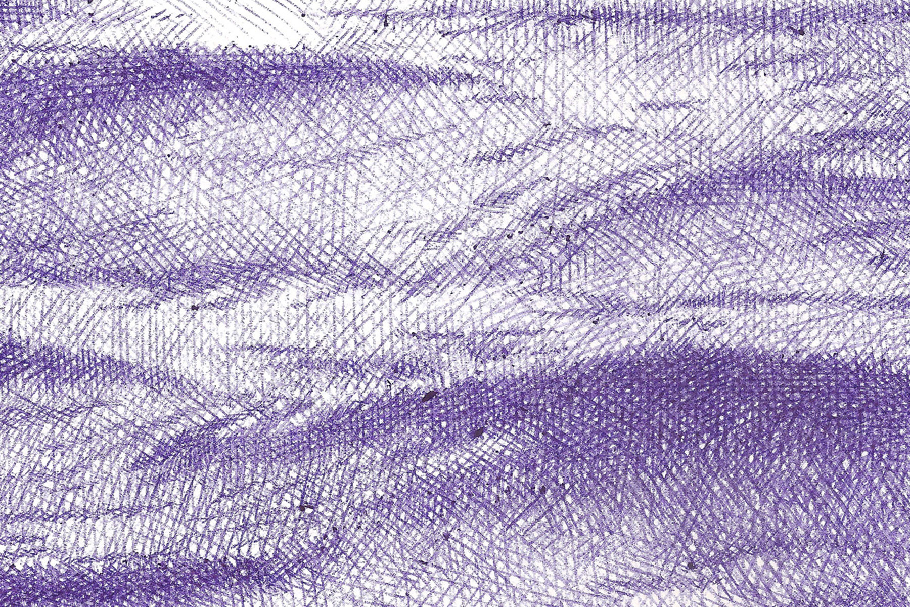 Waters VII, 2022 – Ballpoint pen on paper – 30x24 cm - Inès de Chefdebien