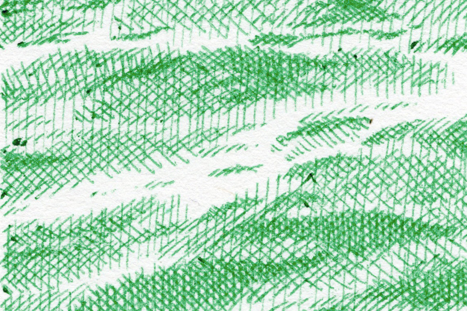Waters X, 2024 – Ballpoint pen on paper – 20x20 cm - Inès de Chefdebien