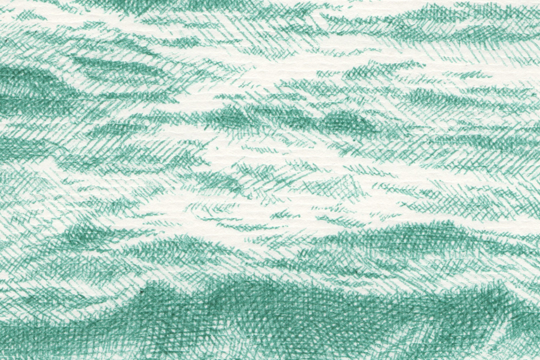 Waters VI, 2022 – BIC ballpoint pen on paper – 30x24 cm - Inès de Chefdebien